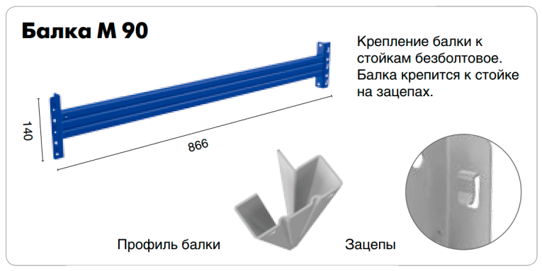 Балка Master M-90 купить в Архангельске Балка Master M-90 купить в Архангельске