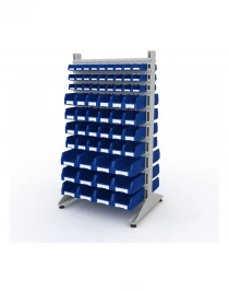 Стеллаж для пластиковых лотков SORTEX двухсторонний 1800x1000x800.05