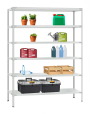 Стеллаж металлический Титан МС-900 2300x1000x400 6 полок Стеллаж металлический Титан МС-900 2300x1000x400 6 полок