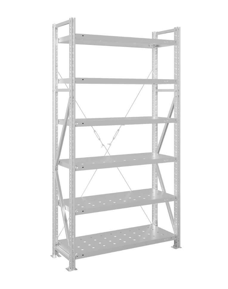 Стеллаж MS U 2000x1000x400 6 полок (200 кг, перф) купить в Архангельске