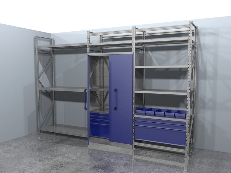 Стеллажная система хранения №3 Гараж купить в Архангельске Стеллажная система хранения №3 Гараж купить в Архангельске