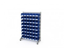 Стеллаж для пластиковых лотков SORTEX односторонний 1500x1000x450.02 Стеллаж для пластиковых лотков SORTEX односторонний 1500x1000x450.02