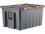 Контейнер особопрочный Rox Box PRO 120 (740х565х400 мм с крышкой и клипсами, на роликах, антрацит) Контейнер особопрочный Rox Box PRO 120 (740х565х400 мм с крышкой и клипсами, на роликах, антрацит)