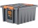 Контейнер особопрочный Rox Box PRO 36 (500х390х250 мм с крышкой и клипсами, антрацит) купить в Архангельске