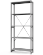 Стеллаж ТСУ 4000x1500x400 5 полок (150 кг, металл)