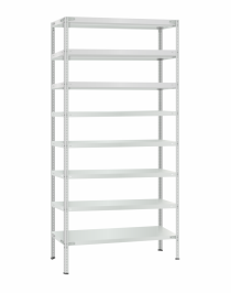 Стеллаж металлический Титан МС-500 3000х1000х500 8 полок Стеллаж металлический Титан МС-500 3000х1000х500 8 полок