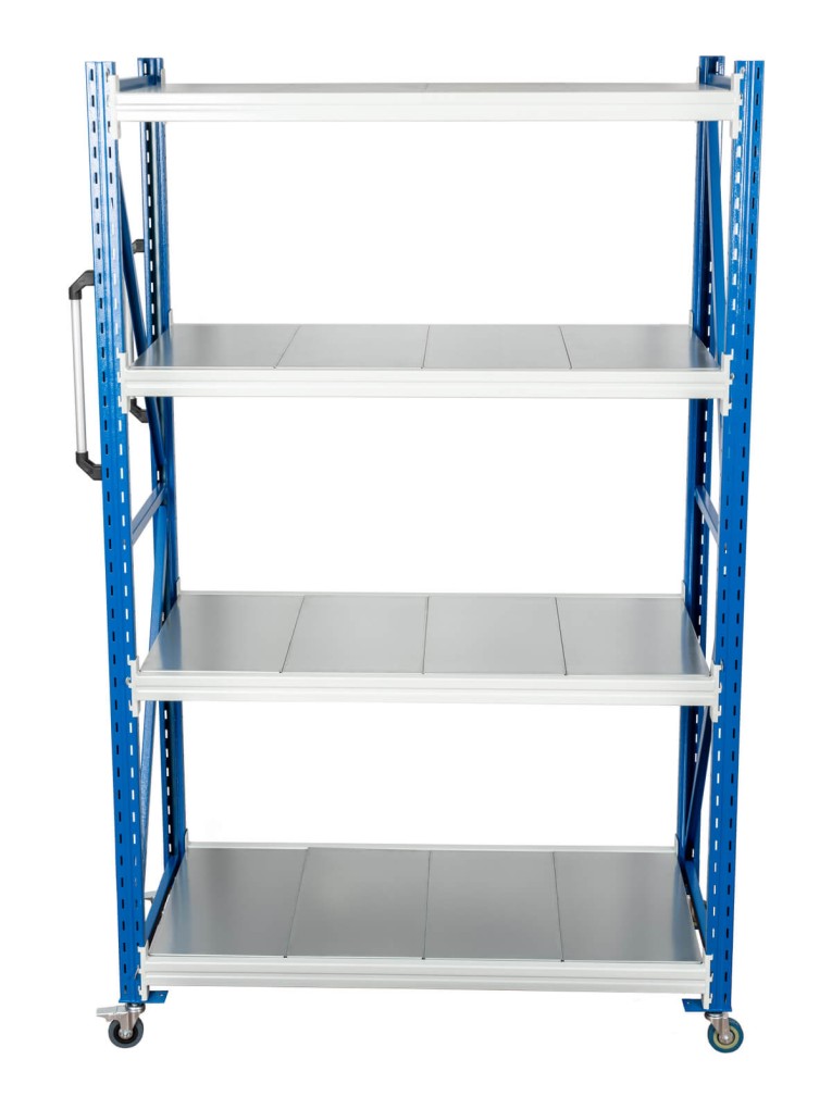 Стеллаж мобильный БиКом СТ-4 250x90x90 4 полки купить в Архангельске