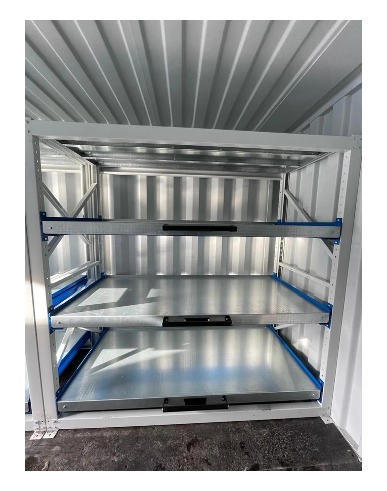 Стеллаж с выкатными платформами S-HEAVY 1000/1300 (2 яруса хранения) купить в Архангельске