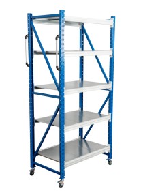 Стеллаж мобильный БиКом СТ-4 200x120x50 5 полок Стеллаж мобильный БиКом СТ-4 200x120x50 5 полок