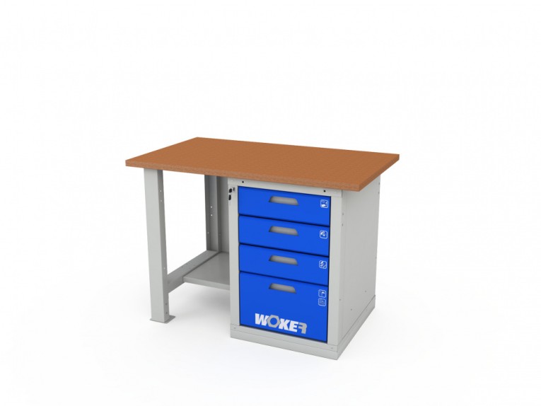 Верстак однотумбовый WOKER PRO 1004.1200 купить в Архангельске
