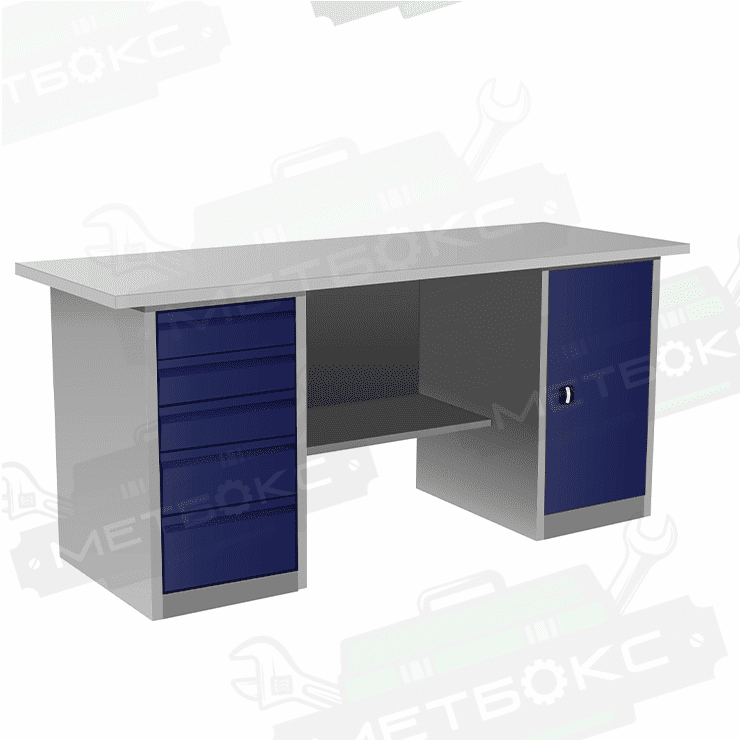 Верстак с тумбой и драйвером ВП-4/1,6 купить в Архангельске Верстак с тумбой и драйвером ВП-4/1,6 купить в Архангельске