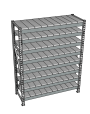 Стеллаж грузовой СГР 2500x1200x500 8 полок (металл) Стеллаж грузовой СГР 2500x1200x500 8 полок (металл)