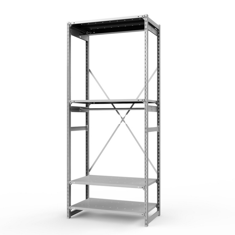 Стеллаж металлический ТСУ Универсал, 2500х1060х600 мм.Штанги: 2шт. Полки: металл усил. перф. 4 шт. купить в Архангельске Стеллаж металлический ТСУ Универсал, 2500х1060х600 мм.Штанги: 2шт. Полки: металл усил. перф. 4 шт. купить в Архангельске